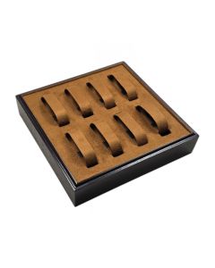 WALNUT/CHESTNUT 8 WATCH TRAY